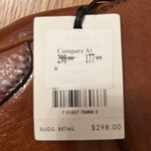 Cole Haan Camel Brown Saddle Bag purse - Picture 6 of 9